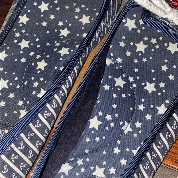 Sperry Blue and White Nautical Flats - Picture 4 of 8